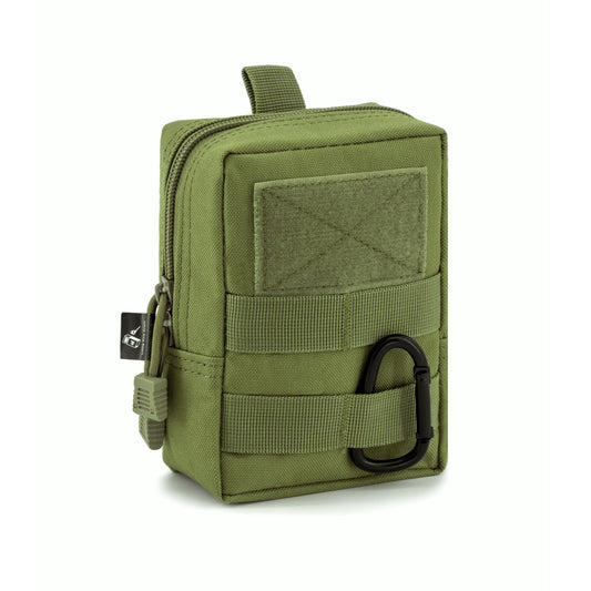 Molle Pouch Tactical Compact Water-Resistant Military Utility EDC Pouch Bag Camping Gear Pouch (Army Green)