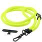 Cell Phone Lanyard Crossbody Rope Around The Neck Wrist Strap for Most Smartphone Case Headset Keychain Offices ID - Fluorescent Yellow