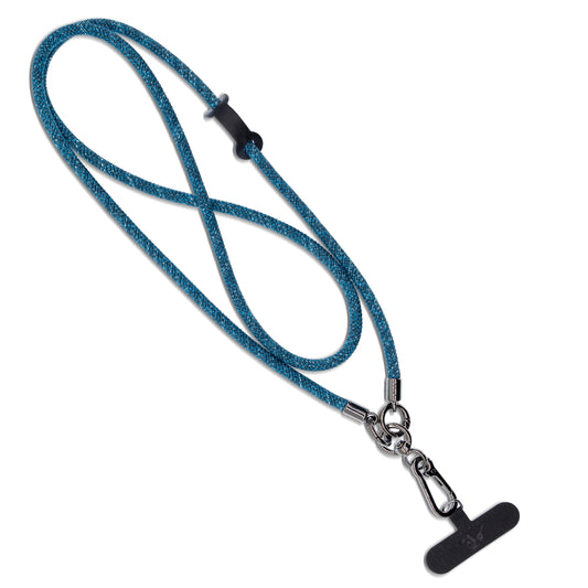 Phone Lanyard Universal Cell Phone Strap Crossbody Cell Phone Lanyard Extra Long Phone Rope Lanyard (Camo Blue)