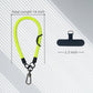 Phone Lanyard Wrist Strap Phone Strap Wrist Lanyard for Cell Phone Around The Hand with Lanyard Patch (Fluorescent Yellow)