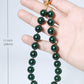 Beaded Phone Wrist Strap Phone Lanyard Hand Strap Detachable Phone Wrist Lanyard (Dark Green)