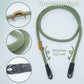 Camera Strap Crossbody Camera Neck Shoulder Strap 127cm Climbing Rope for Photographers Lanyard 10mm Thick - Army Green