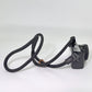 Camera Strap Crossbody Camera Neck Shoulder Strap 127cm Climbing Rope for Photographers Lanyard 10mm Thick - Black