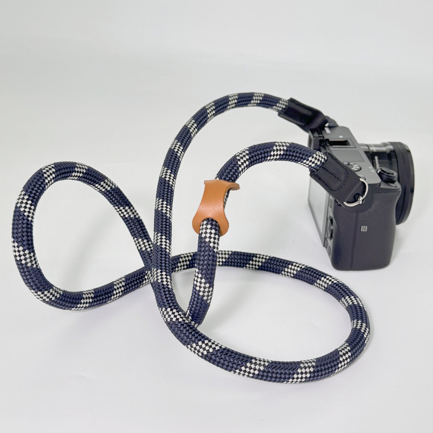 Camera Strap Crossbody Camera Neck Shoulder Strap 127cm Climbing Rope for Photographers Lanyard 10mm Thick - Deep Ocean Blue