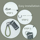 Car Keychain Zinc Alloy Keyring Detachable Key Chain for Women and Men Soft Rope Lanyard Car Key Fob Holder - Army Green
