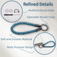 Car Keychain Zinc Alloy Keyring Detachable Key Chain for Women and Men Soft Rope Lanyard Car Key Fob Holder - Camouflage Blue