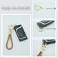 Leather Keychain Car Key Chain Key Fob Holder Mens Leather Keyring Zinc Alloy Women Car Keychain Rotatable - Brown