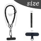 Cell Phone Wrist Strap Phone Lanyard Wrist Phone Wristlet Lanyard Hand Wristlet Strap (Black Reflective)