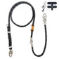 Adjustable Phone Lanyard Crossbody Cellphone Lanyard Around the Neck Extension Rope Phone Strap Detachable Phone Wrist Strap - Black Reflective
