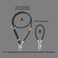 Adjustable Phone Lanyard Crossbody Cellphone Lanyard Around the Neck Extension Rope Phone Strap Detachable Phone Wrist Strap - Black Reflective