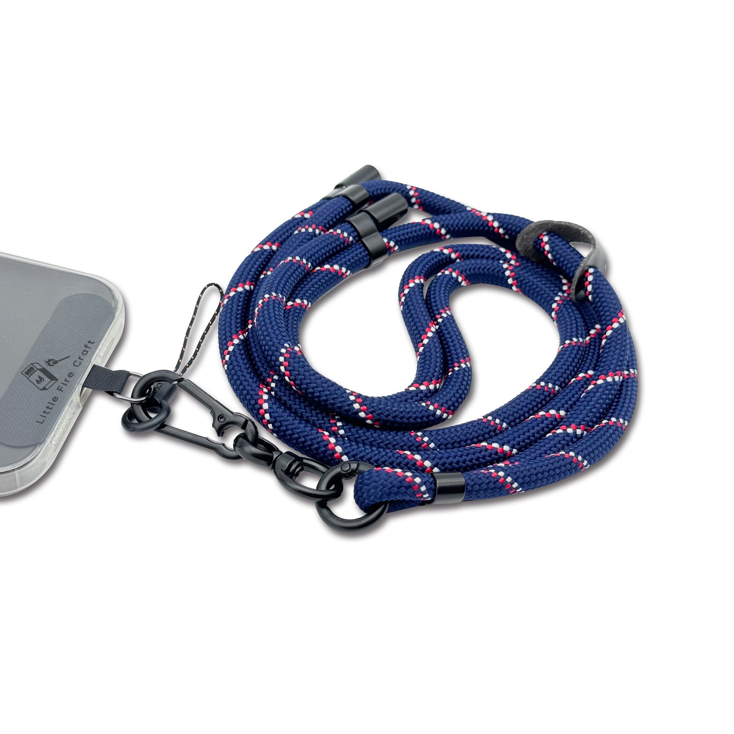 Adjustable Cell Phone Lanyard Crossbody Phone Lanyard Soft Phone Strap Around the Neck Cell Phone Rope (Navy)