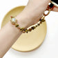 Phone Wristlet Strap Handmade Natural Stone Beaded Wrist Strap Phone Lanyard Chain Wristband Beaded Charm (Unakite Green Stone)