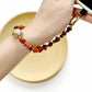 Phone Wristlet Strap Handmade Natural Stone Beaded Wrist Strap Phone Lanyard Chain Wristband Beaded Charm (Red Jasper Stone)