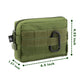 Tactical Molle Pouch Waist Pack Military EDC Pouch Accessories Organizer for Camping Hiking (Army Green)