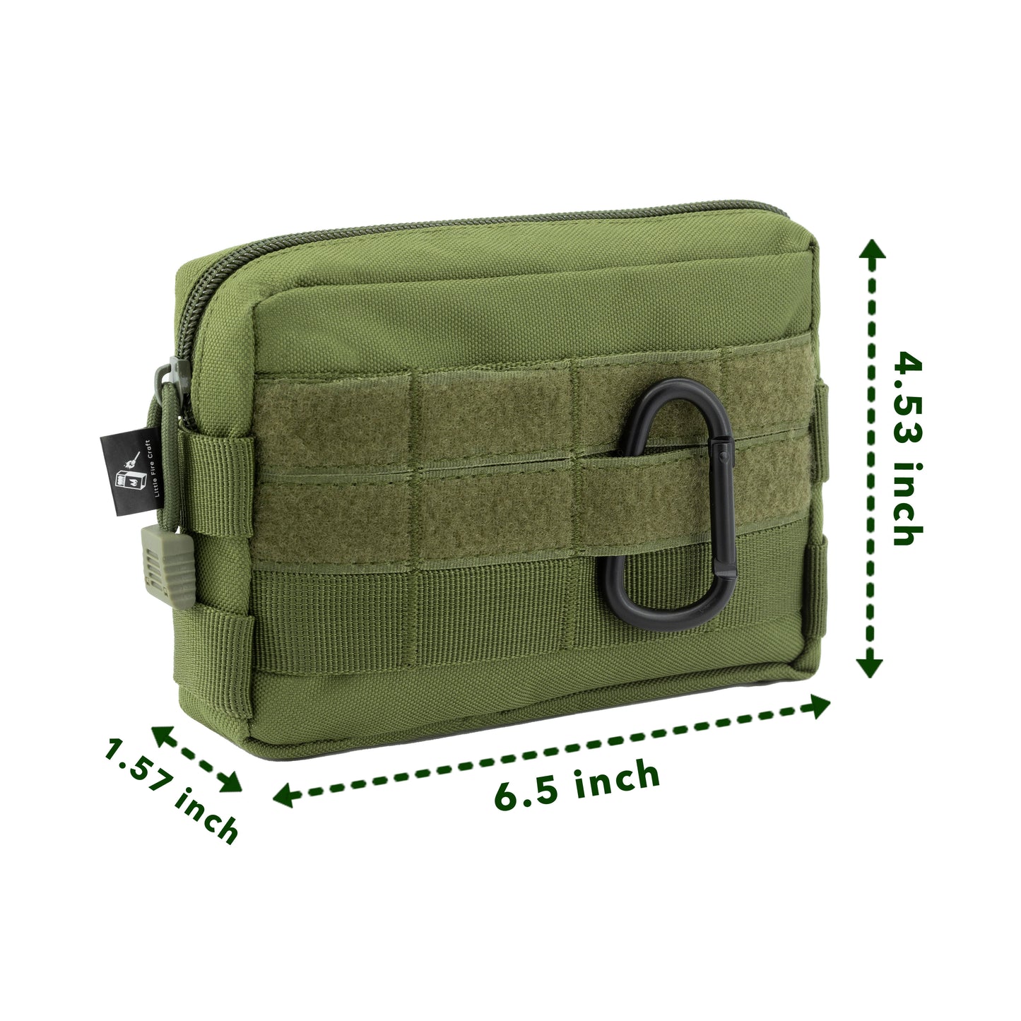 Tactical Molle Pouch Waist Pack Military EDC Pouch Accessories Organizer for Camping Hiking (Army Green)