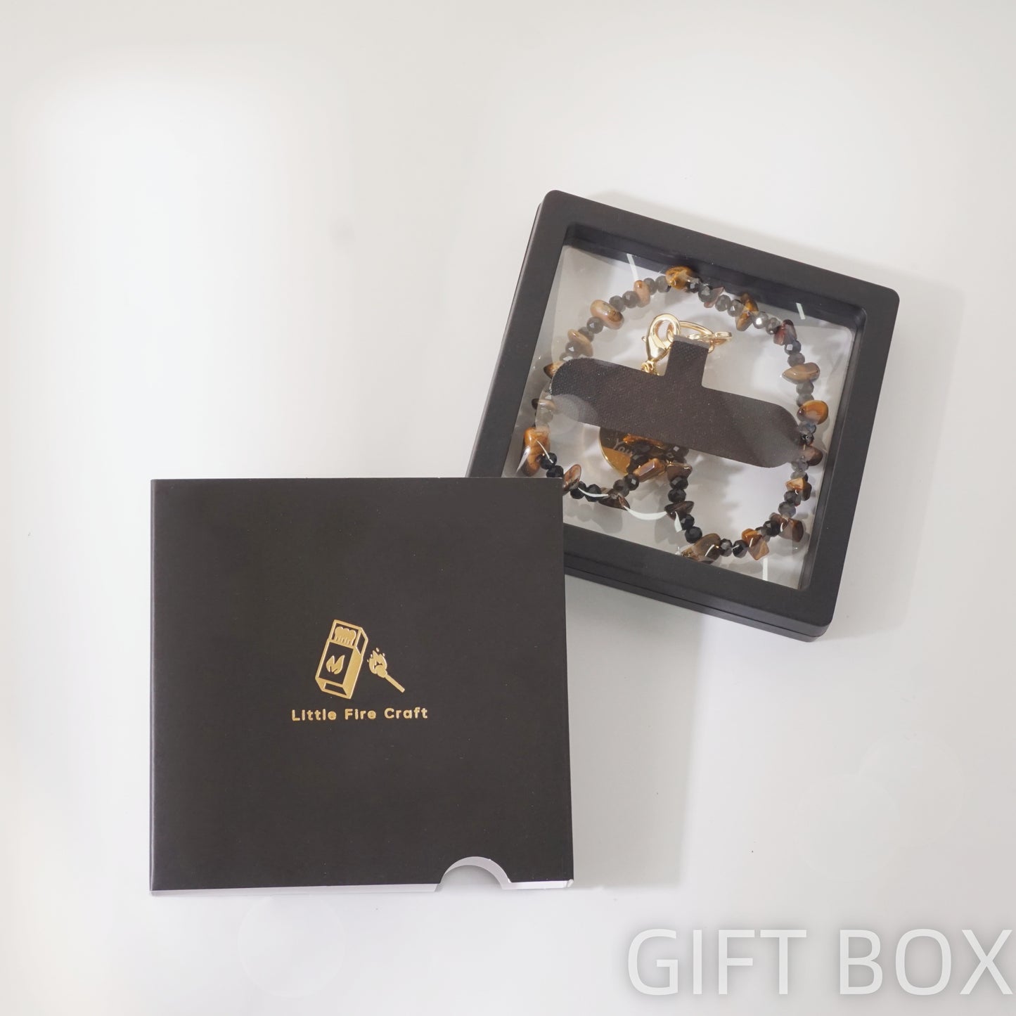 Beaded Phone Charm Nature Stone Cell Phone Wrist Strap Crystal Beaded Charm Stone Beads Chain Wrist Lanyard Hand Wristlet (Yellow Tiger’s Eye)