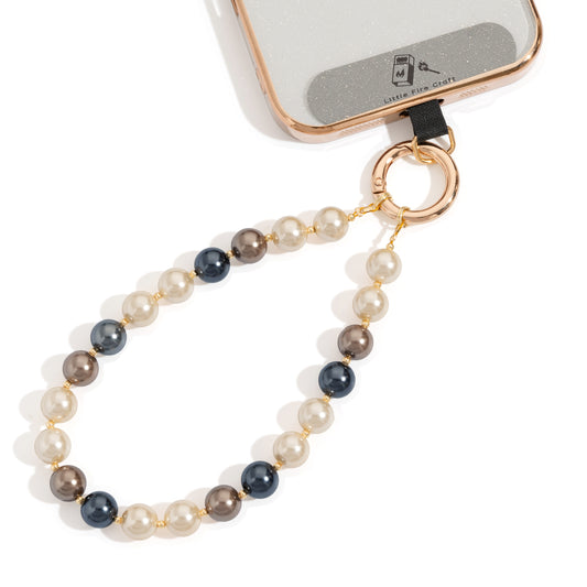 Beaded Phone Wrist Strap Phone Lanyard Hand Strap Detachable Phone Wrist Lanyard (arth Tone)
