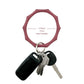 Silicone Phone Wrist Strap Hand Strap Phone Wristlet Strap Keychain Phone Wristband with Phone Tether Tab (Wine Red)