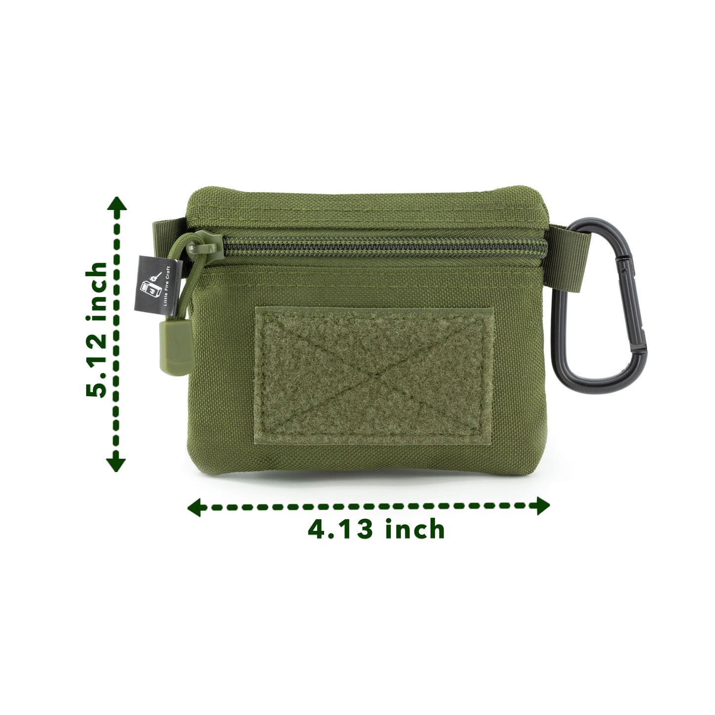 Tactical Compact Pouch Molle Attachment Lightweight Waist Pack Utility EDC Pouch (Army Green)