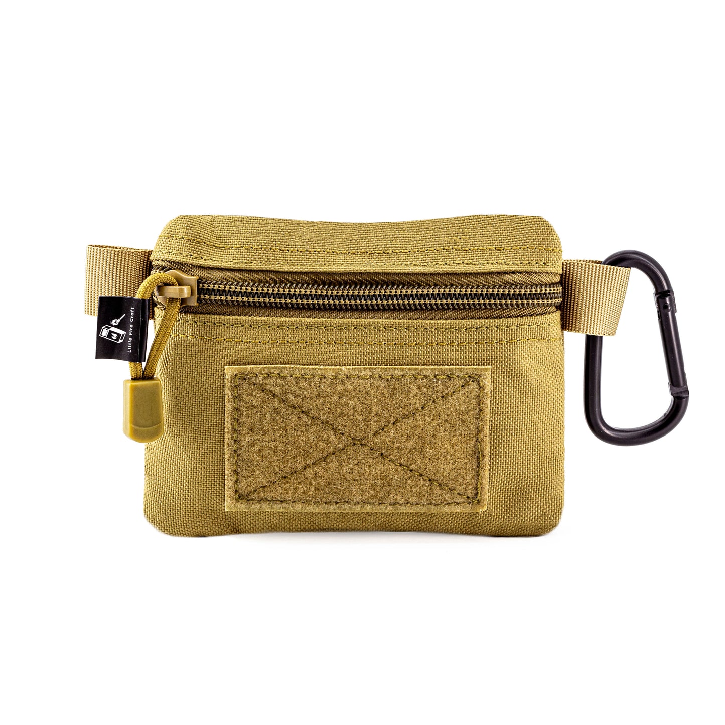 Tactical Compact Pouch Molle Attachment Lightweight Waist Pack Utility EDC Pouch (Tan)