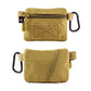 Tactical Compact Pouch Molle Attachment Lightweight Waist Pack Utility EDC Pouch (Tan)